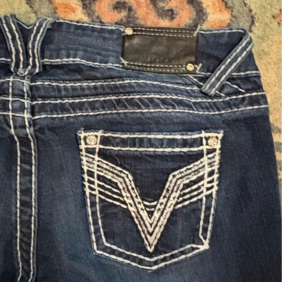 Vigoss Stretch Denim The Chelsea Slim Boot Cut Jeans Size 9/10 - Picture 7 of 11